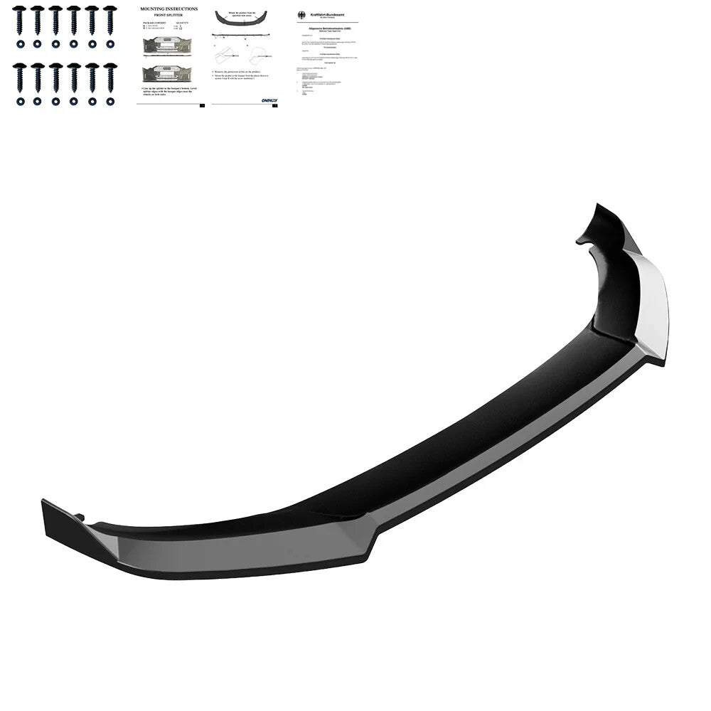 OW Front Bumper Splitter CUPRA Formentor MK1 Facelift 20-24 ABS Gloss Black