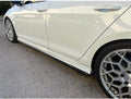 Motordrome Set side skirts compatible with Volkswagen Golf VII R / R-Line 2012-2017 (ABS Glossy black)