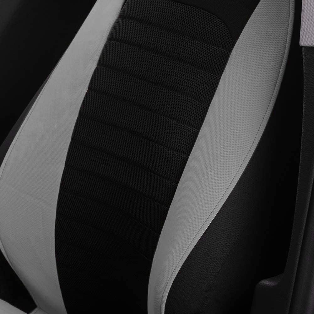 AUTOYOUTH Car Seat Covers Simple Bucket Style Universal Front Pair Fit for Car Truck SUV Van Seat Covers Car Seat Protector, Beige
