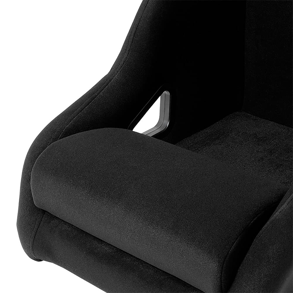AutoStyle Sport seat 'Classic' - Black Synthetic leather - Non-reclinable back-rest - incl. slides