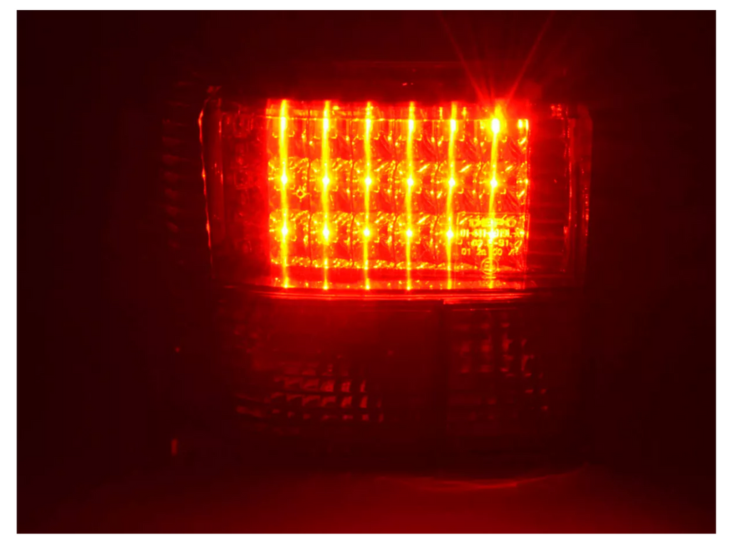 FK Pair LED Light Bar Rear Lights VW Transporter VW Bus T4 70 90-02 Clear LHD