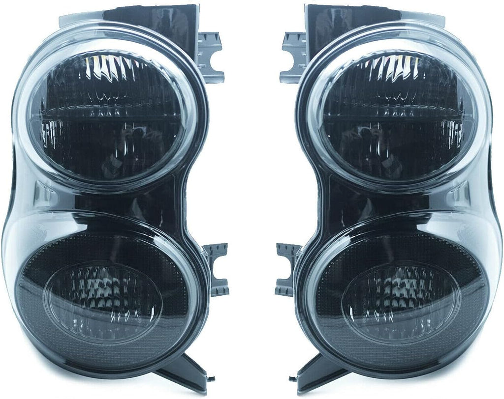 Exterior Accessories - Rear Assembly Tail light Lamps W/Smoke Lens Compatible With Smart Car Fortwo 451 Mk2 2007-2014