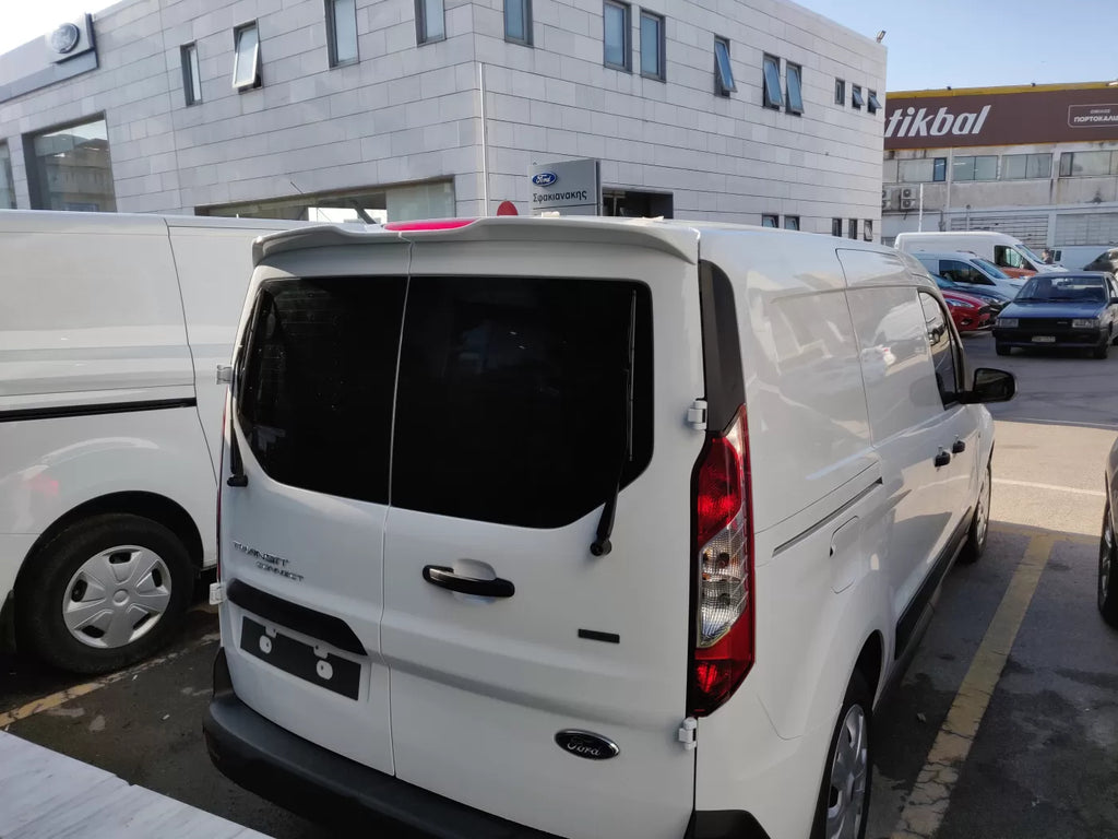 Motordrome Design Rear Wing Roof Spoiler Barn Doors Ford Transit Connect 2014+ PU