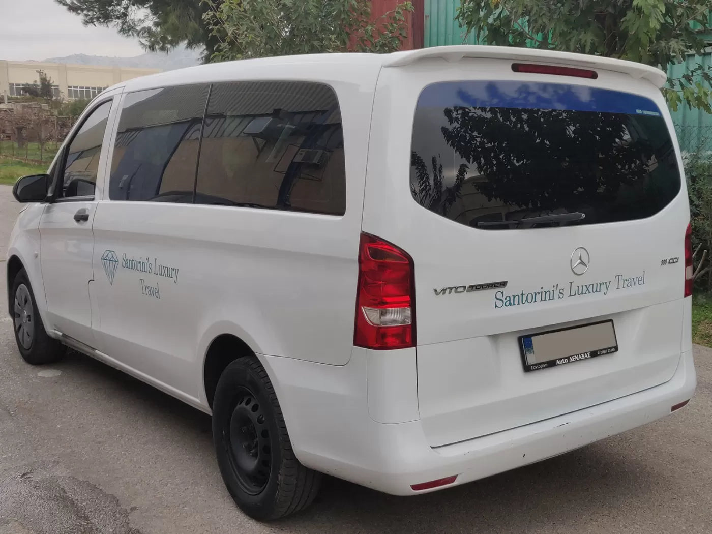 Motordrome Design Rear Wing Roof Spoiler Tailgate Mercedes Vito W447 2014+ PU