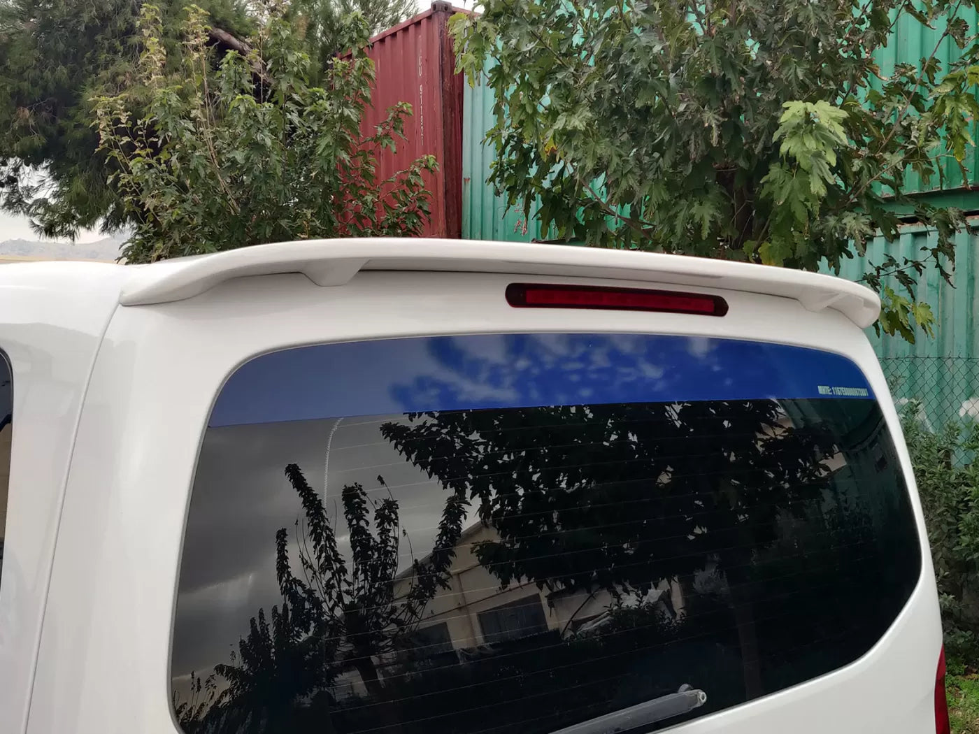 Motordrome Design Rear Wing Roof Spoiler Tailgate Mercedes Vito W447 2014+ PU