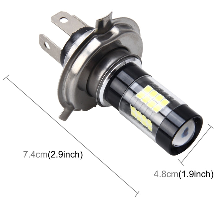 H4 7W 420LM 6000K Car Fog Lights with 42 SMD-3528 LED  Lamps, DC 12V