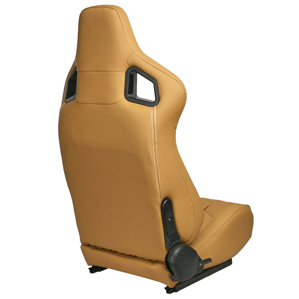 Jiabeir Beige Luxury Sports Car Racing Sim Bucket Seat JBR9009