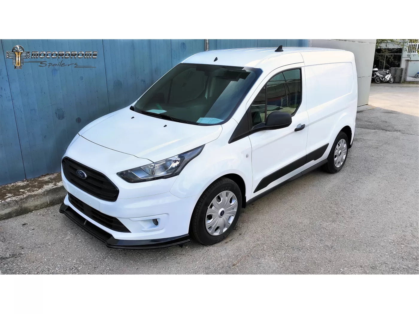 Motordrome Design Front Bumper Splitter Lower Valance Ford Transit Connect Facelift FL 2019+ ABS Plastic