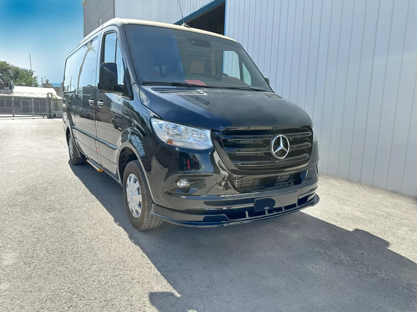 Motordrome Design Front Bumper Splitter Lower Valance Mercedes Sprinter 3 Mk3 2018-