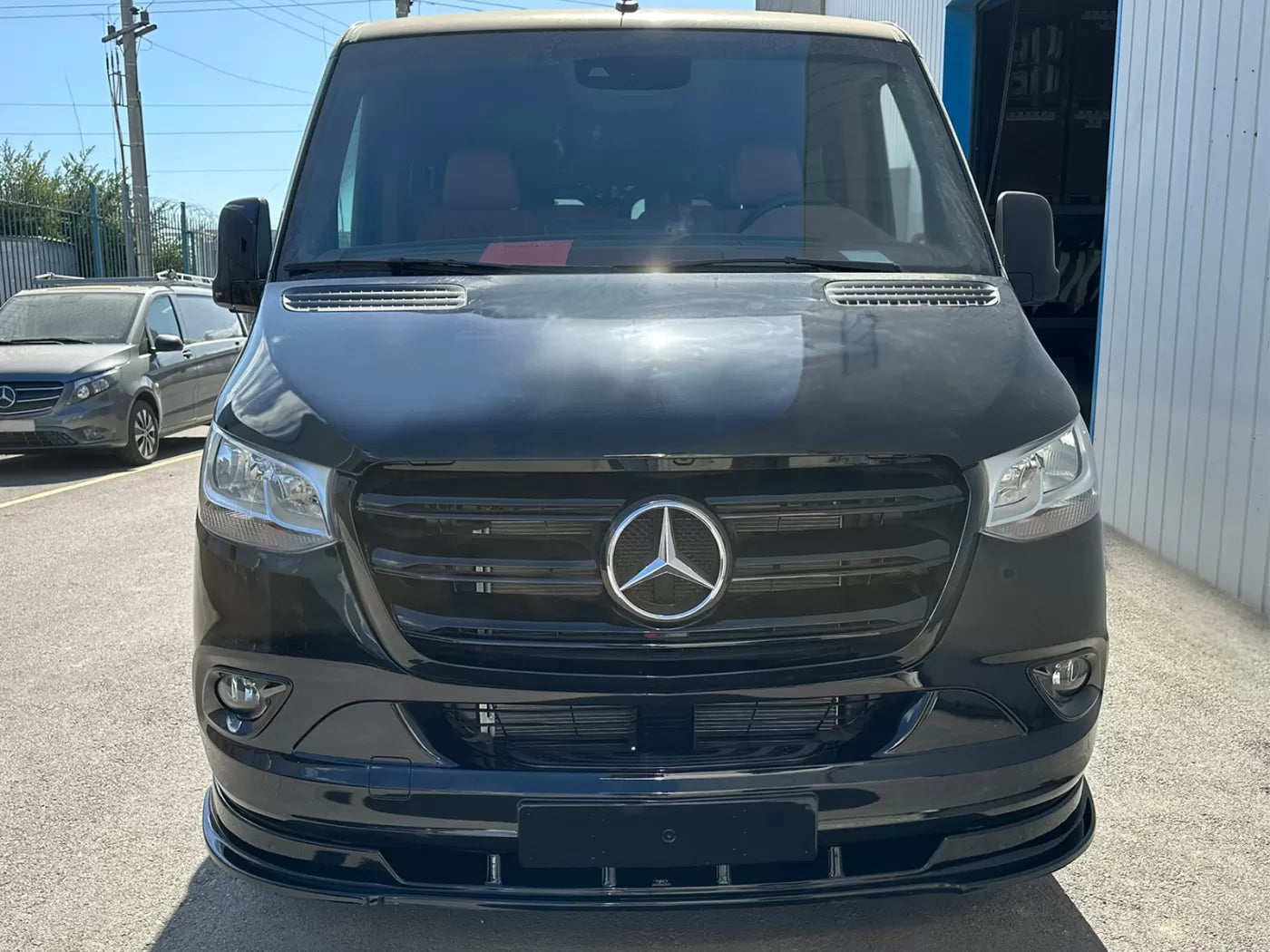 Motordrome Design Front Bumper Splitter Lower Valance Mercedes Sprinter 3 Mk3 2018-