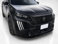 Motordrome Front Splitter Peugeot 2008 Mk2 Facelift Gloss Black - Fitted side angle