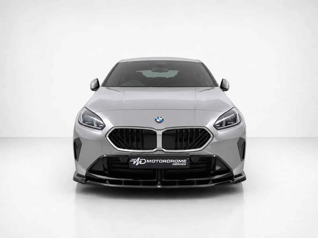 Motordrome Front Splitter V.1 BMW 2 Series Gran Coupe F74 M-Pack / M235i - Gloss Black