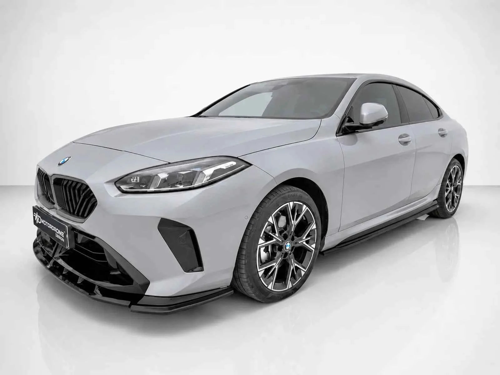 Motordrome Front Splitter V.1 BMW 2 Series Gran Coupe F74 M-Pack / M235i - Gloss Black