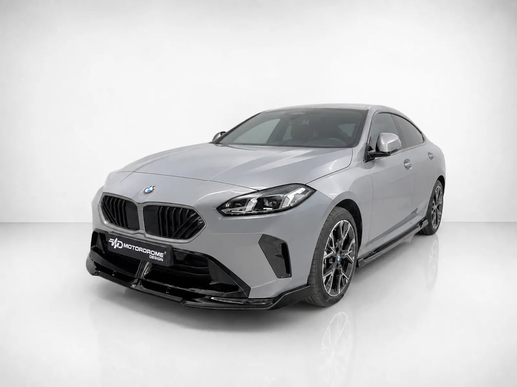 Motordrome Front Splitter V.2 BMW 2 Series Gran Coupe F74 M-Pack / M235i - Gloss Black