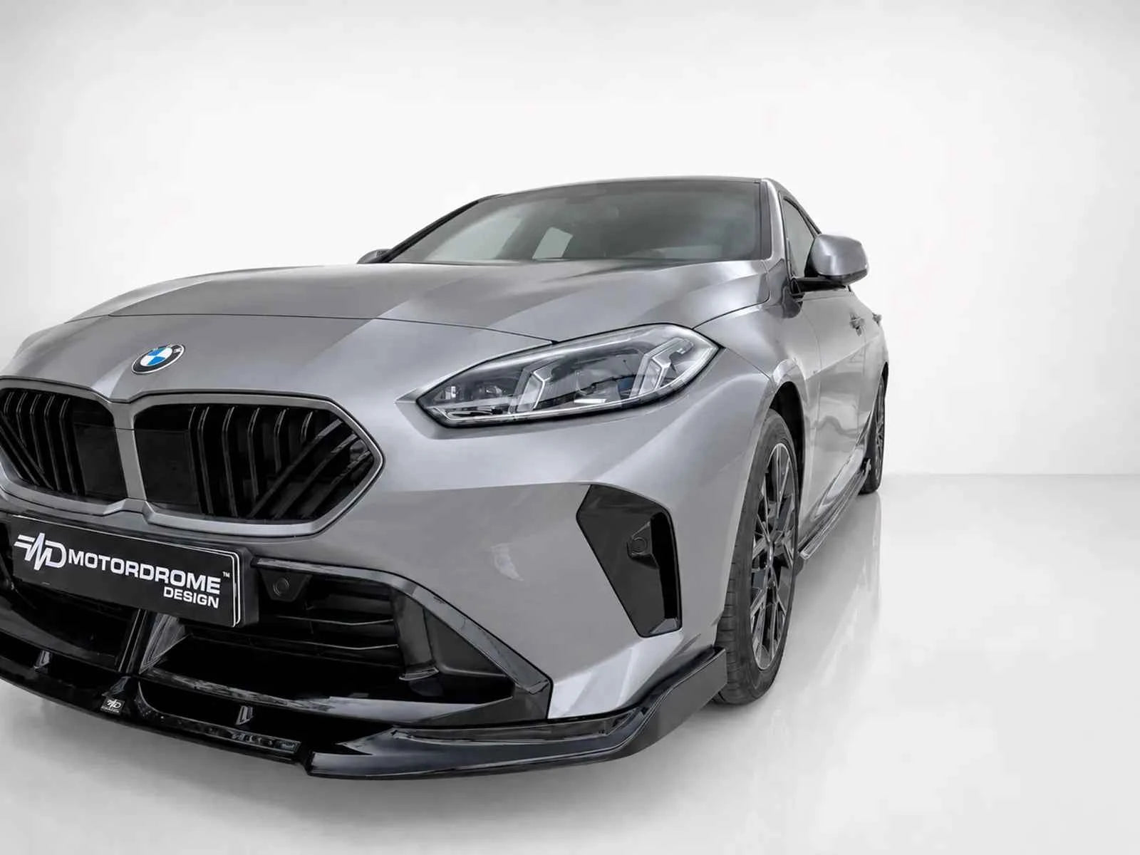 Motordrome Front Splitter V.2 BMW 2 Series Gran Coupe F74 M-Pack / M235i - Gloss Black