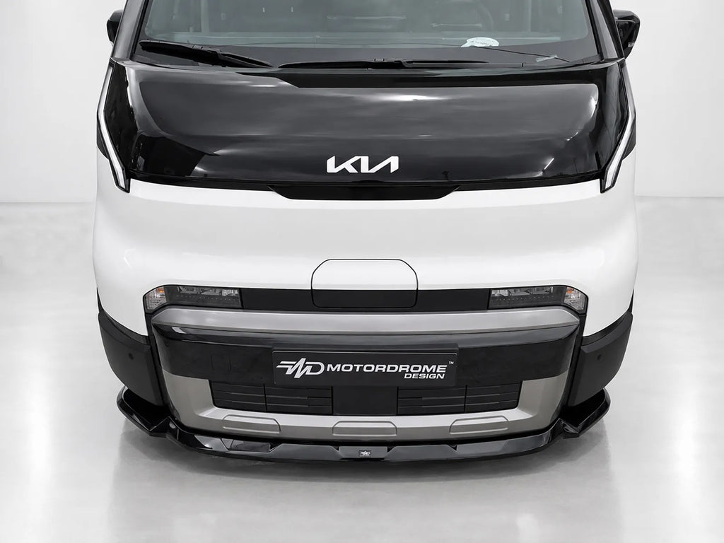 Motordrome Front Splitter Kia PV5 Cargo Gloss Black - Close up splitter