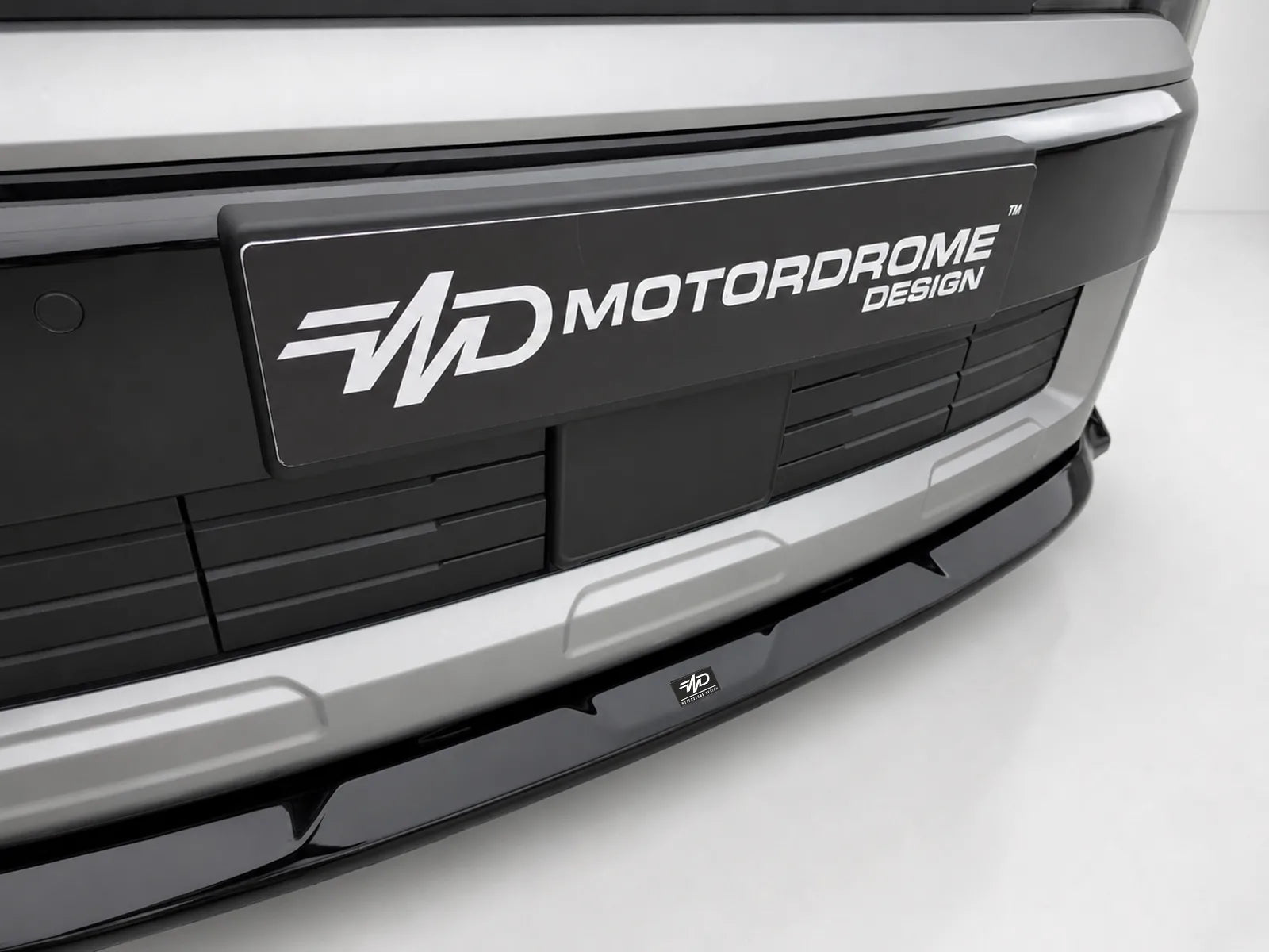 Motordrome Front Splitter Kia PV5 Cargo Gloss Black - Front detail