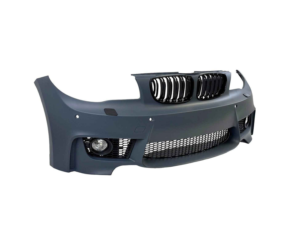 Front Bumper Sport Design for BMW 1 Series E81 E82 E87 E88 (2004-2011) – Primed