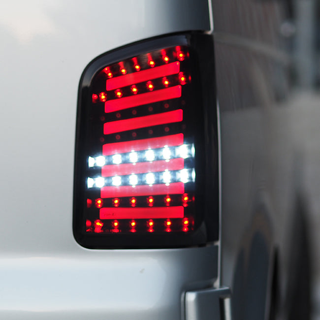 For VW T5, T5.1 Transporter LED Rear Lights/Tail lights/Tail lamps Barn Door MK2