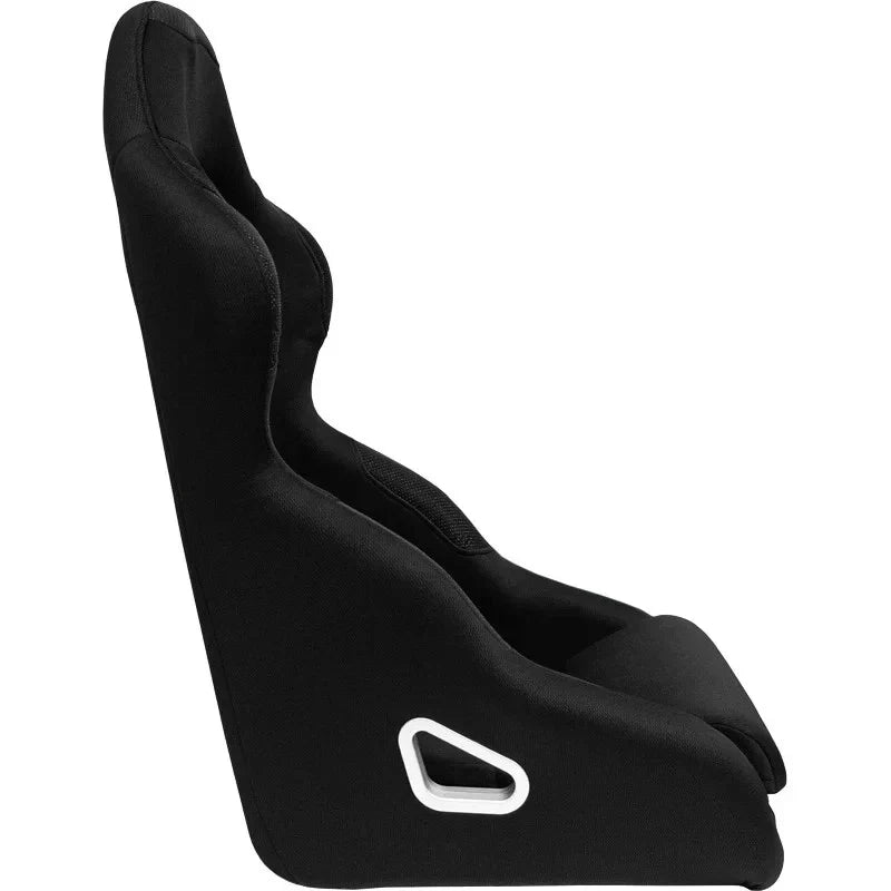 ATST x1 Fixed Back Drift Track Bucket Seat Black Car Van Bus Sim + base mounted slide runners