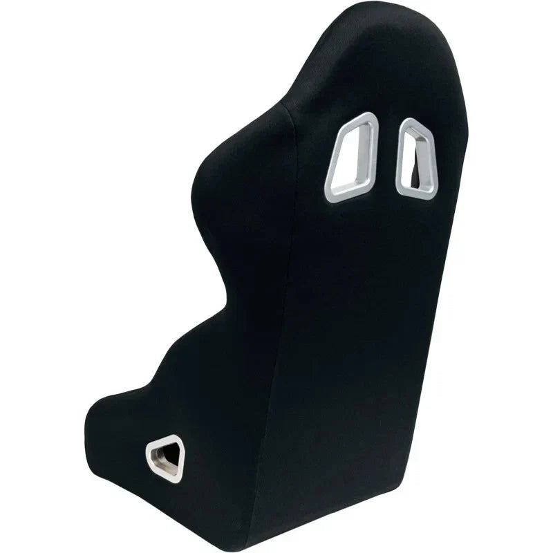 ATST x1 Fixed Back Drift Track Bucket Seat Black Car Van Bus Sim + base mounted slide runners