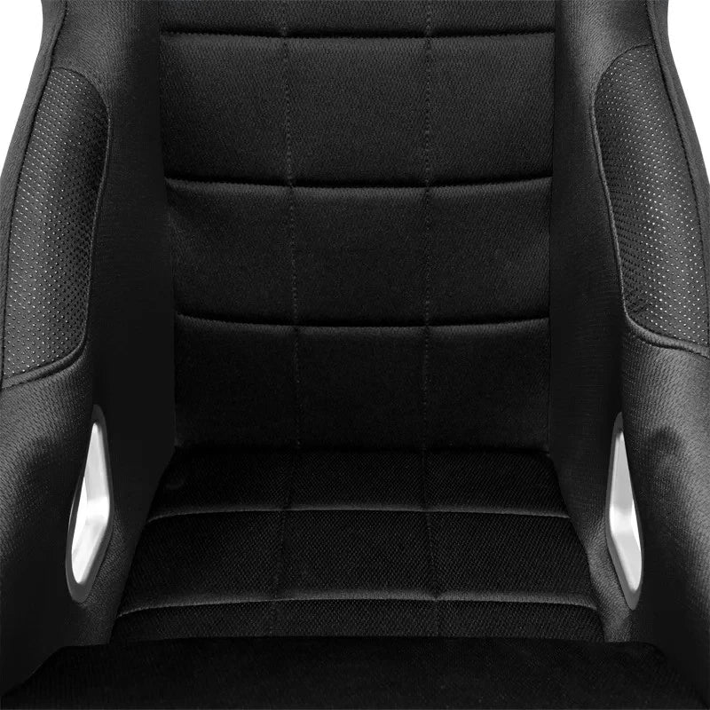 ATST x1 Fixed Back Drift Track Bucket Seat Black Car Van Bus Sim + base mounted slide runners