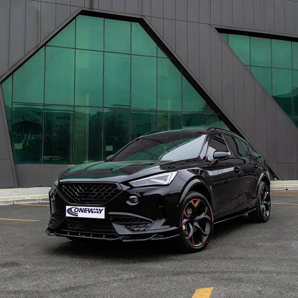 OW Front Bumper Splitter CUPRA Formentor 2020-2024 v3 ABS Gloss Black