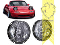 LTG Halogen Aftermarket Headlights Mazda MX5 MK1 1 Miata NA white chrome 90-98