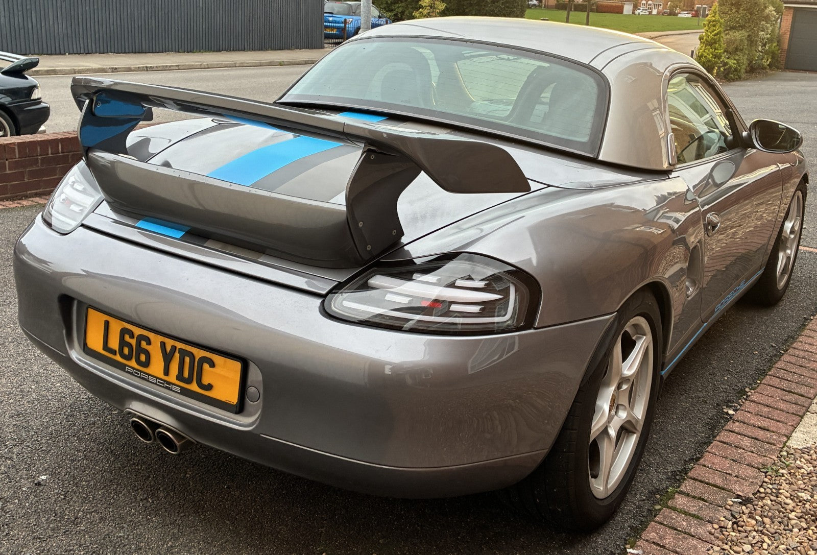 DS Porsche 986 Boxster 96-04 GTS Rear Wing Boot Tail Spoiler GT3 GT4 Unpainted