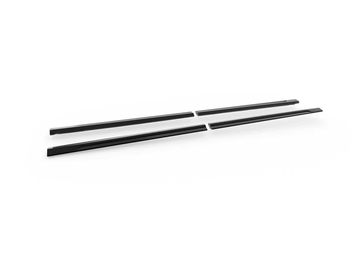 Motordrome Design Side Skirts Extensions Mercedes Vito Long W447 Gloss Black