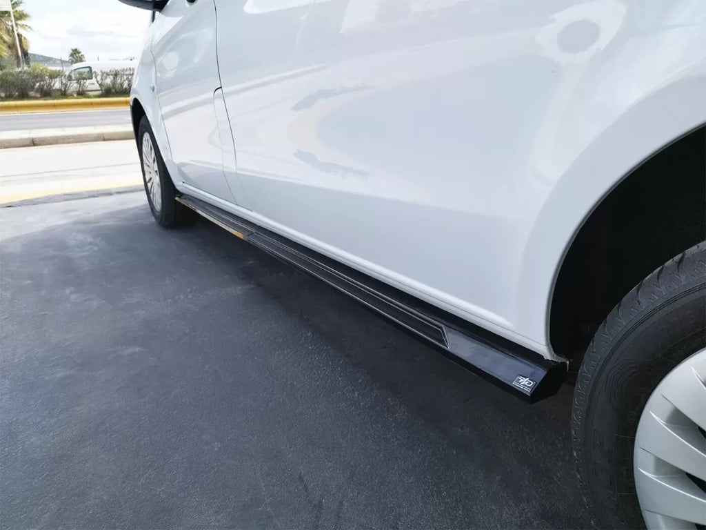 Motordrome Design Side Skirts Extensions Mercedes Vito Long W447 Gloss Black