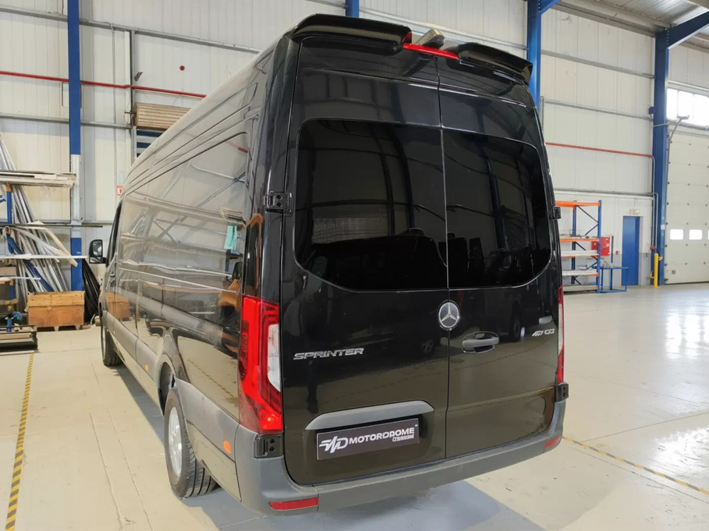 Motordrome Design Roof Spoiler Rear Wing Sprinter H2 Mk2 Mk3 VW Crafter H2 Mk1