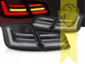 LTG LED Dynamic Rear Lights Tail BMW 5 Series F10 M5 S63 10-17 Sedan Black LHD