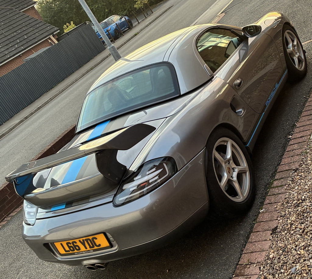 DS Porsche 986 Boxster 96-04 GTS Rear Wing Boot Tail Spoiler GT3 GT4 Unpainted