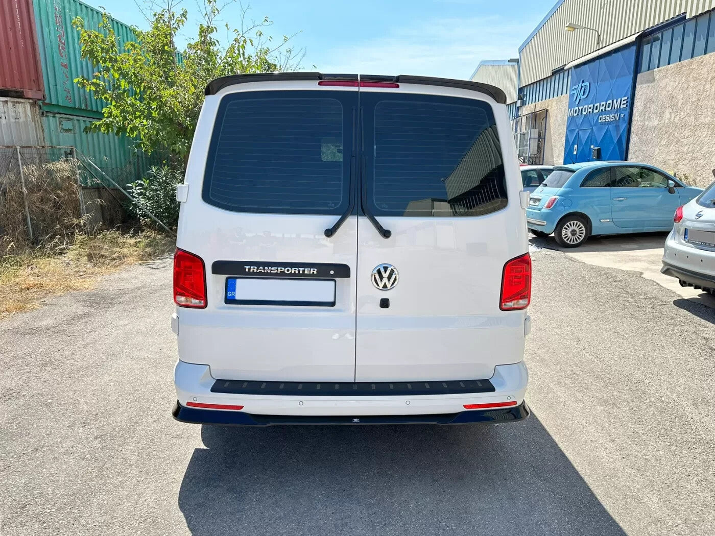 Motordrome Rear Splitter Diffuser VW T6.1 Long Gloss Black