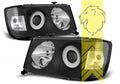 LT Pair LED DRL Lightbar Halo Ring HeadlightsW124 S124 C124 A124 E-Class LHD
