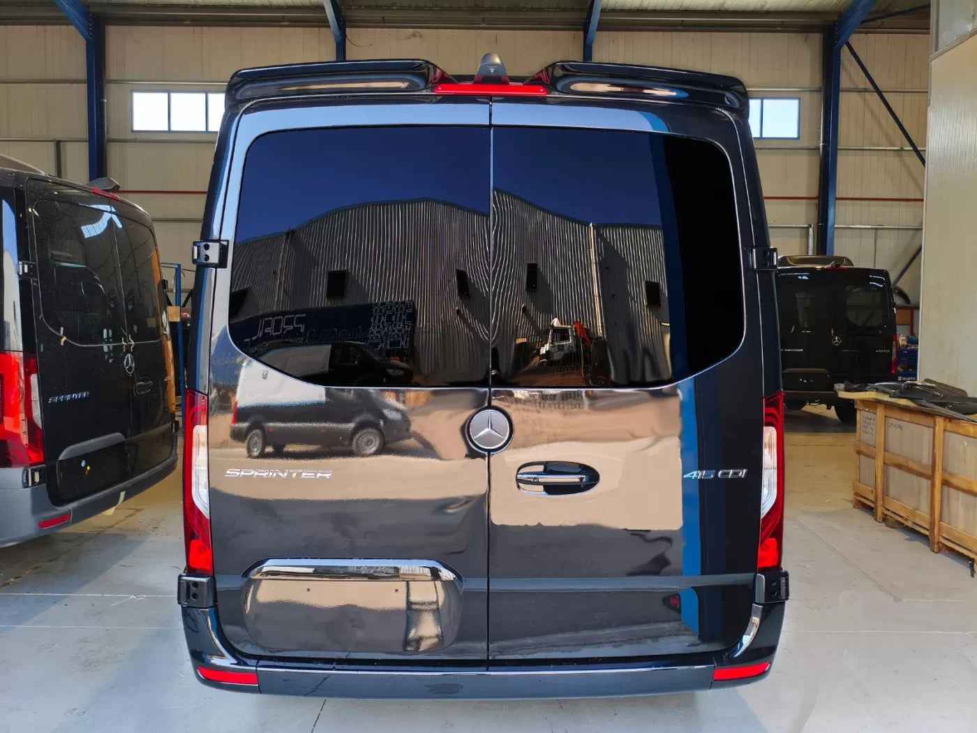 Motordrome Rear Wing Roof Spoiler Mercedes Sprinter H1 Mk2 Mk3 VW Crafter H1 Mk1