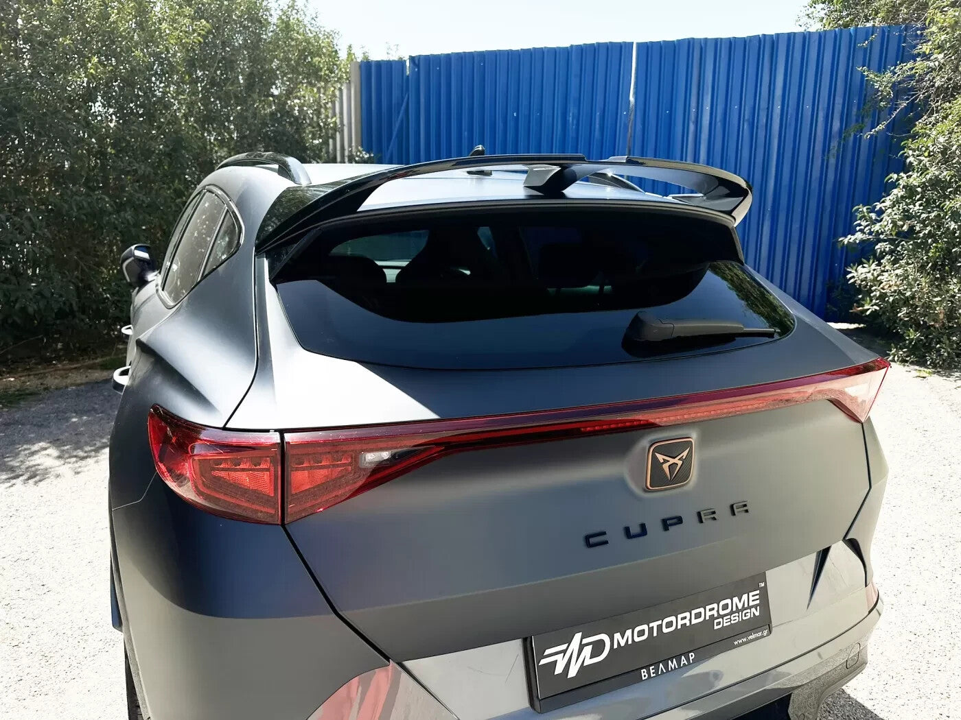 Motordrome Roof Spoiler Rear Wing Cupra Formentor 1 Mk1 20+ Gloss Black Finish