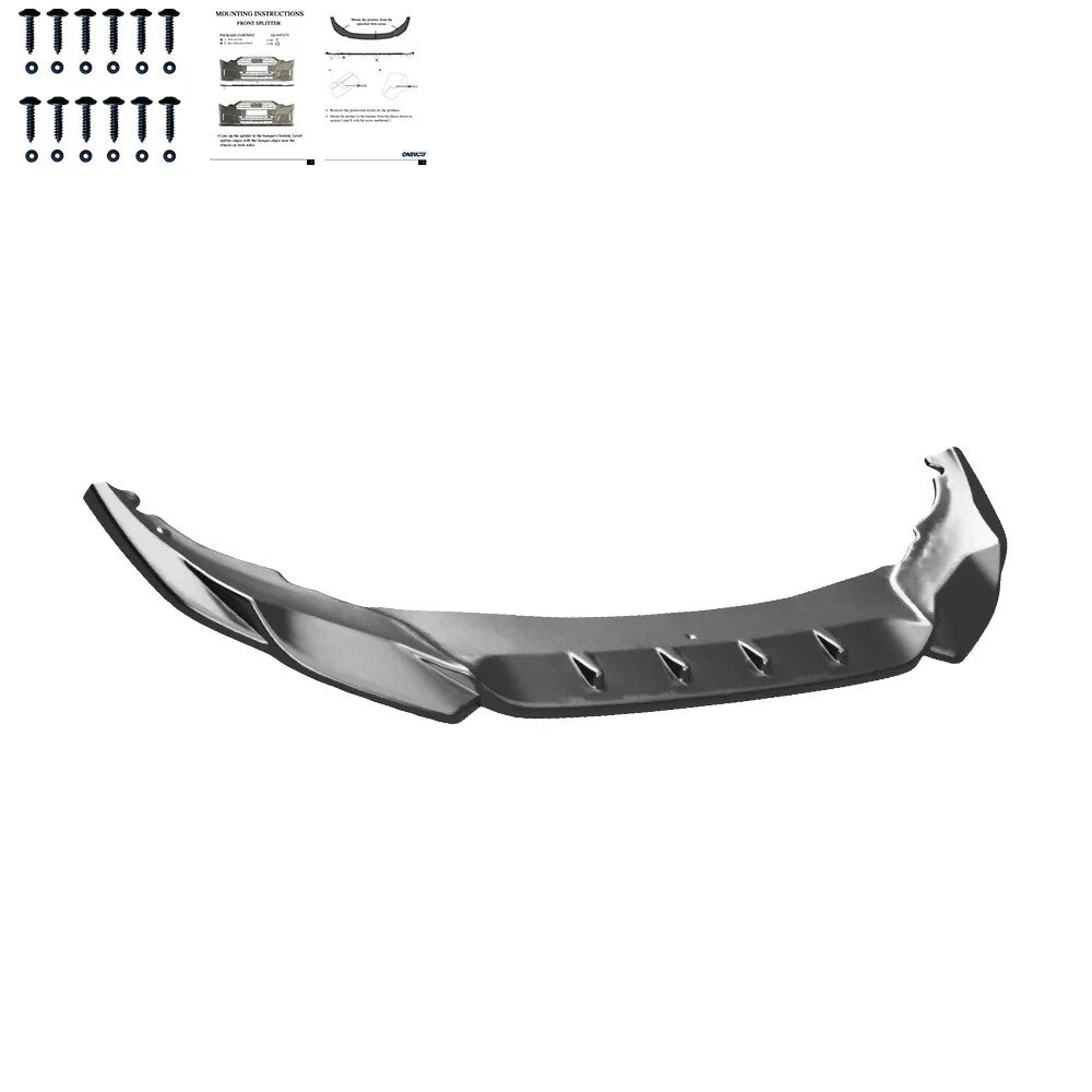 OW Front Bumper Splitter CUPRA Formentor 2020-2024 v3 ABS Gloss Black