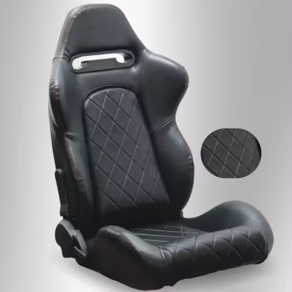 Jiabeir Black Sports Car Racing Sim Bucket Seat JBR1019B