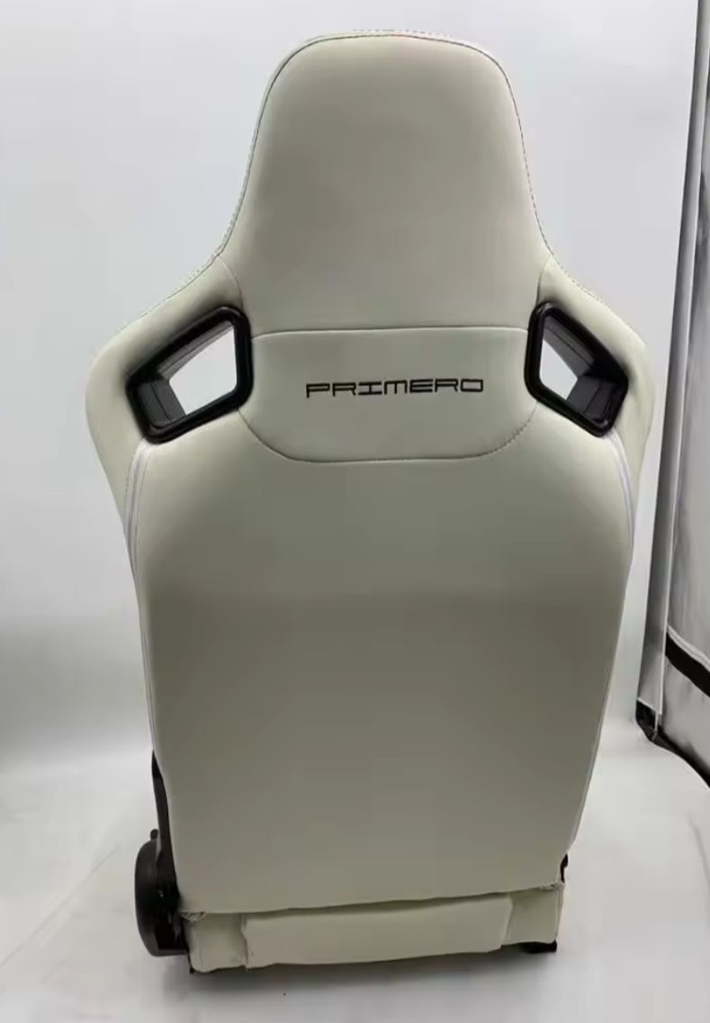Jiabeir White Sports Car Racing Sim Bucket Seat JBR1088