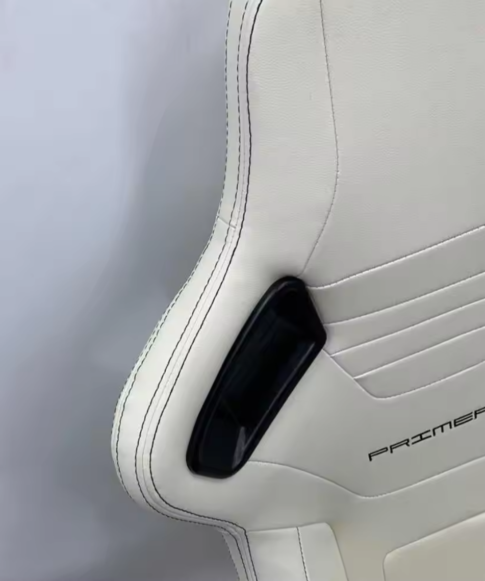 Jiabeir White Sports Car Racing Sim Bucket Seat JBR1088