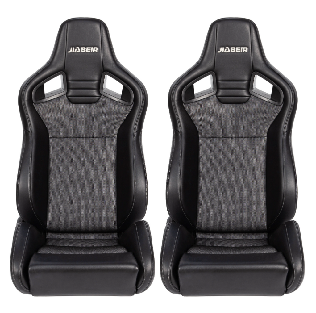 Jiabeir Black Sports Car Racing Sim Bucket Seat JBR1039RM