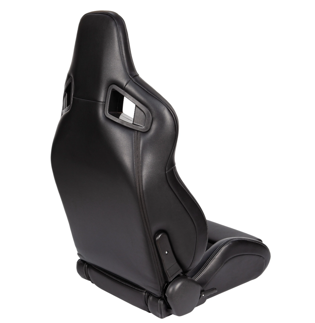 Jiabeir Black Sports Car Racing Sim Bucket Seat JBR1039RM