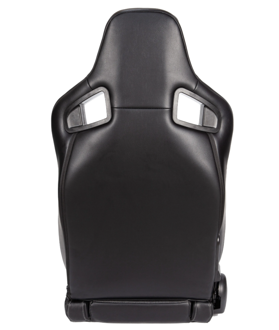 Jiabeir Black Sports Car Racing Sim Bucket Seat JBR1039RM